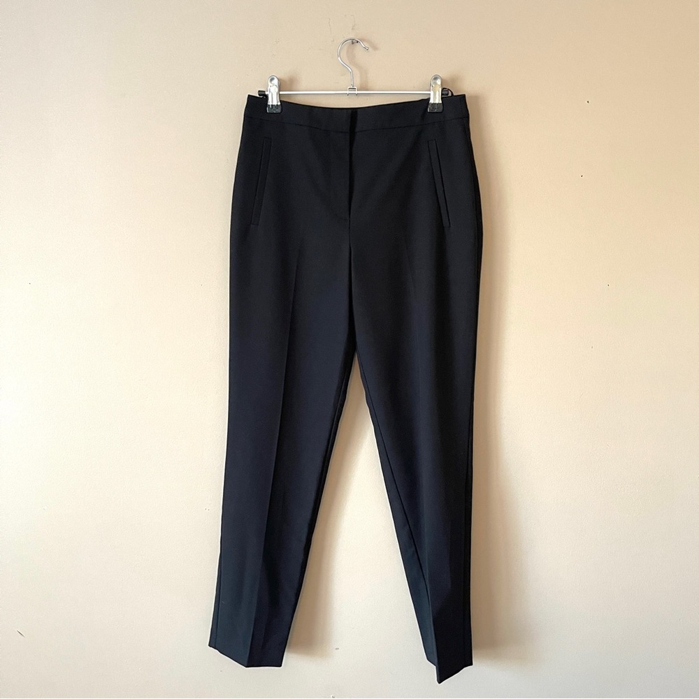 TOPSHOP | Black Straight Leg Trouser Pants Sz 4